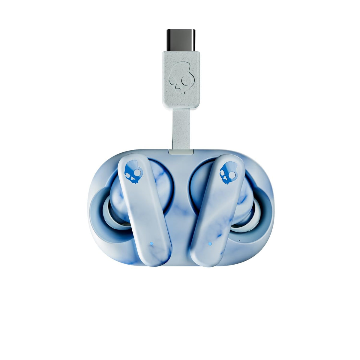 Skullcandy EcoBuds battery-free-charging-dock reduces heavy metals in charging.