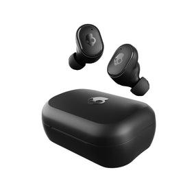 Skullcandy Grind earbuds worn for hands-free listening