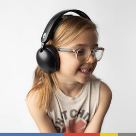 Share Audio port on Skullcandy Grom enables two kids to listen together.
