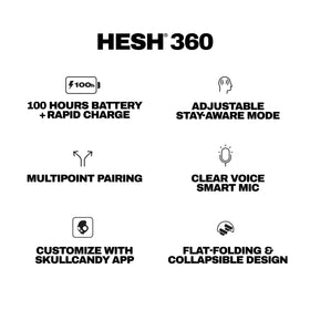 Skullcandy Hesh 360 multi-point pairing keeps devices connected