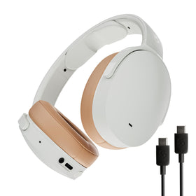 Skullcandy Hesh ANC headphones front view showing foldable design for travel.