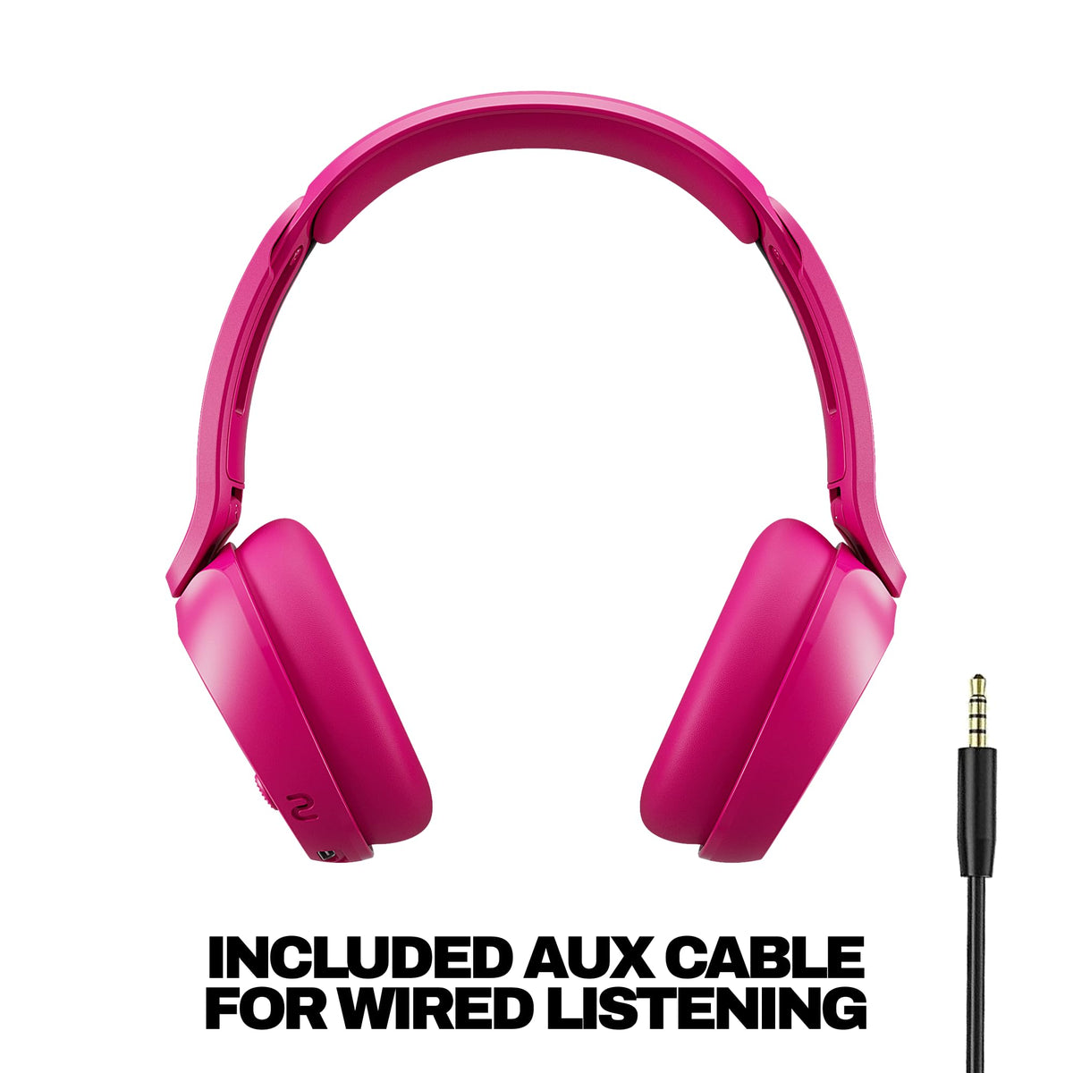 Skullcandy Icon 180 folded flat for travel, demonstrating compact storage benefit
