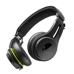 Skullcandy Icon ANC headphones folded for travel and durability.