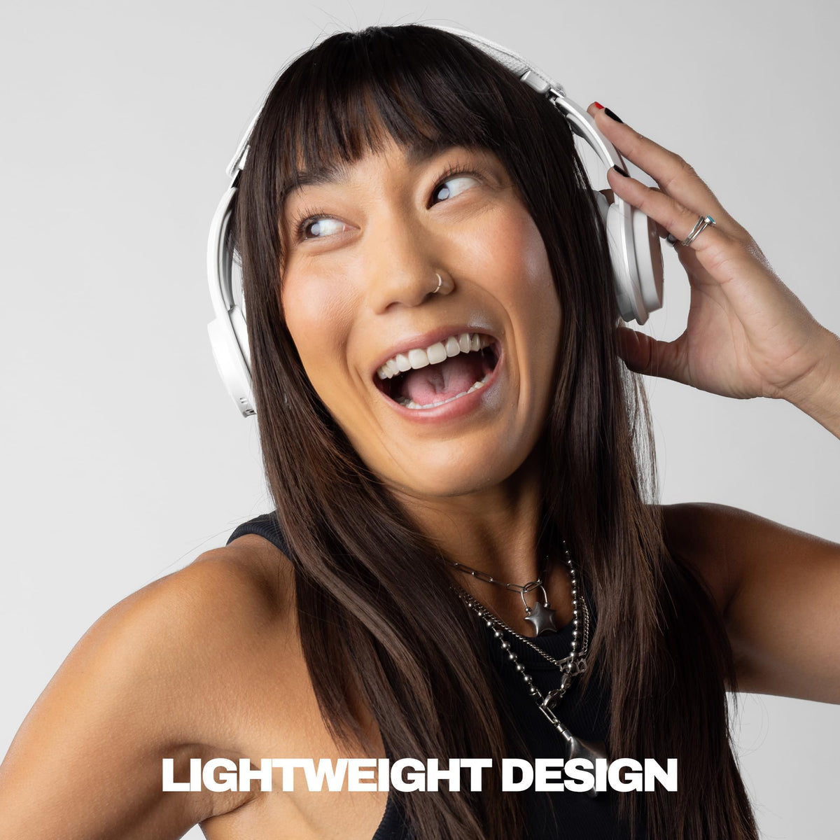 Skullcandy Icon ANC on-ear design close-up, showcasing durable build for everyday listening.