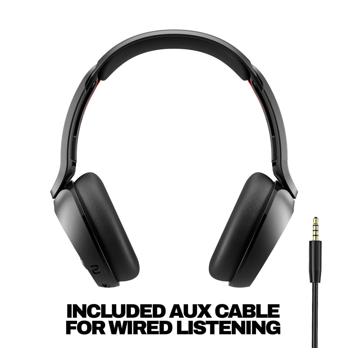 Skullcandy Icon 180 folded flat for compact travel and easy storage benefit
