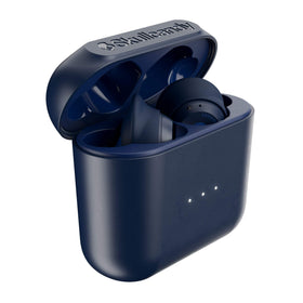 Skullcandy Indy Indigo earbuds in daily use for calls and music.