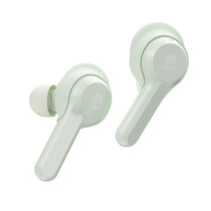 Skullcandy Indy mint front packaging showing product and benefits