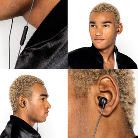 Ink’d+ ear gels in S and M for a customizable, secure fit.