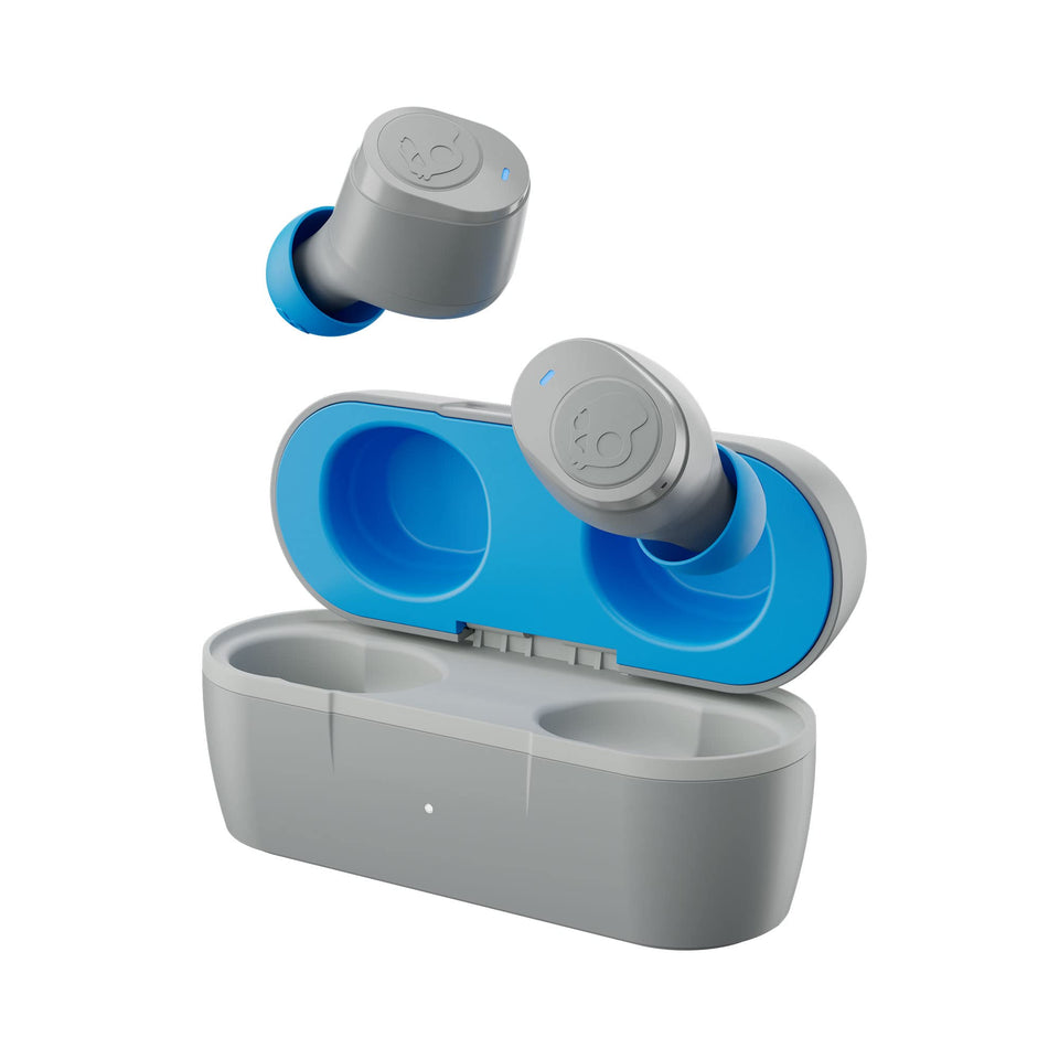 Skullcandy Jib True 2 front packaging showing included case and earbuds, clear product view benefit