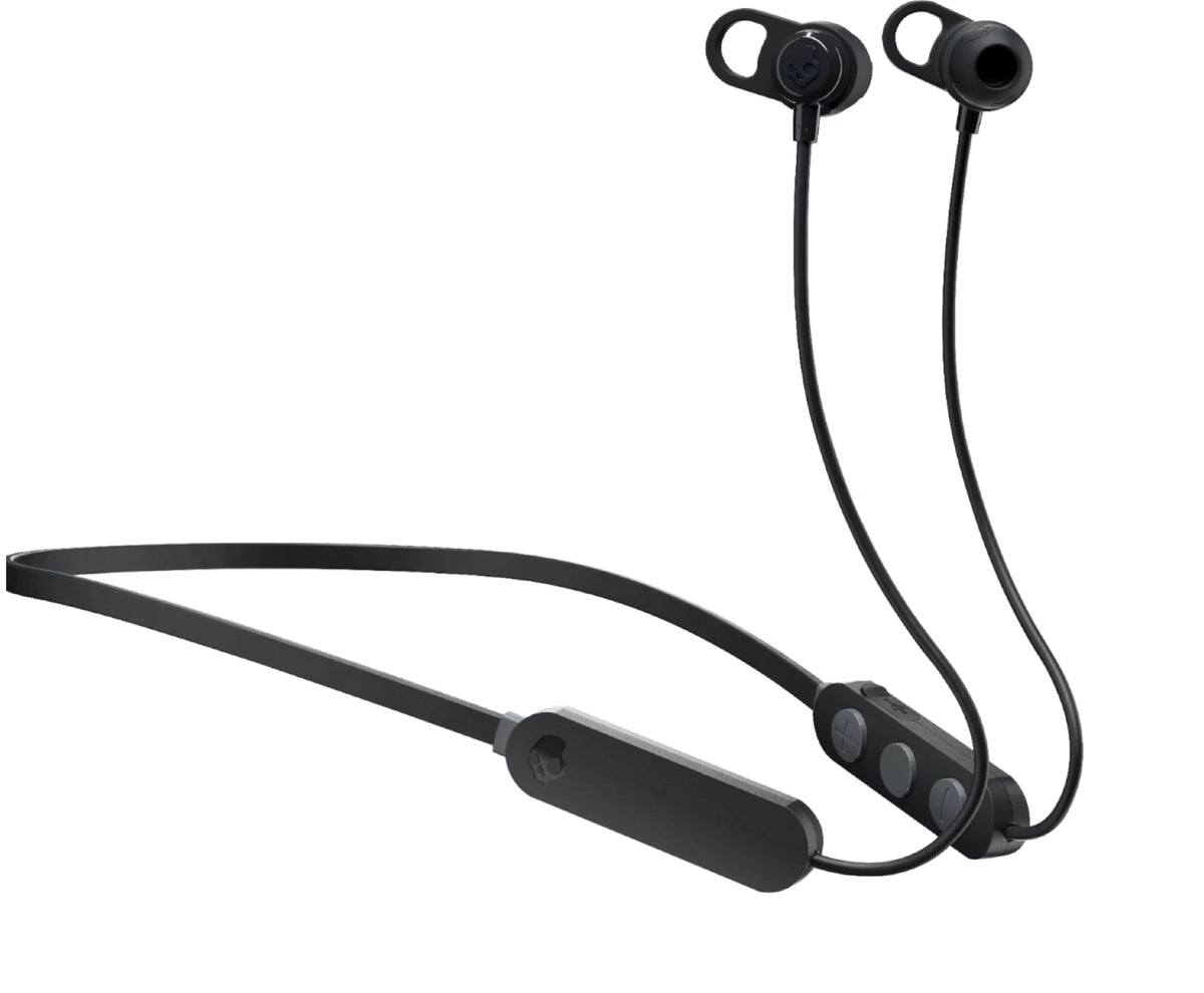 Skullcandy Jib XT earbuds front view highlighting compact wireless design for everyday listening.