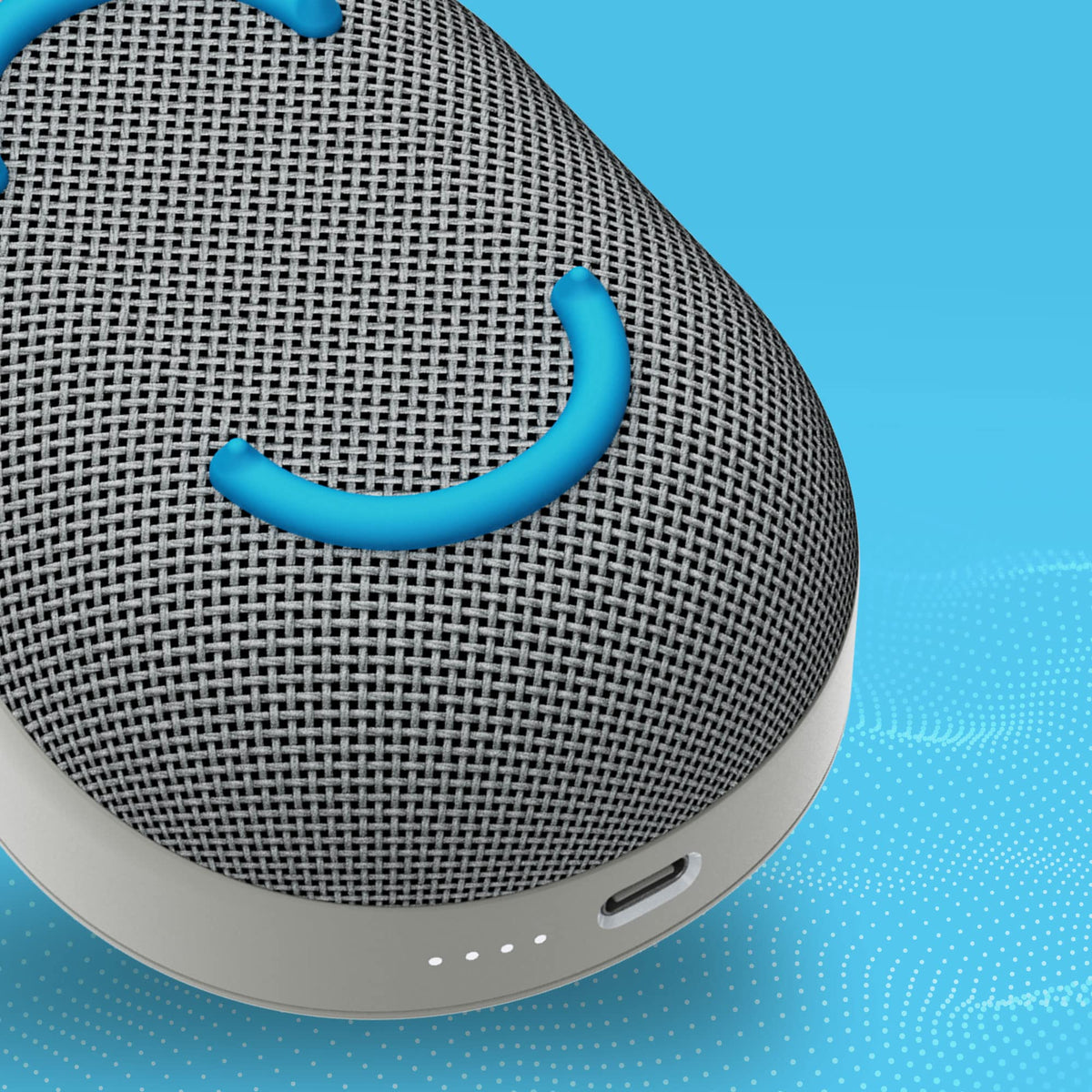 Skullcandy Kilo held in hand illustrating compact size and easy portability benefit