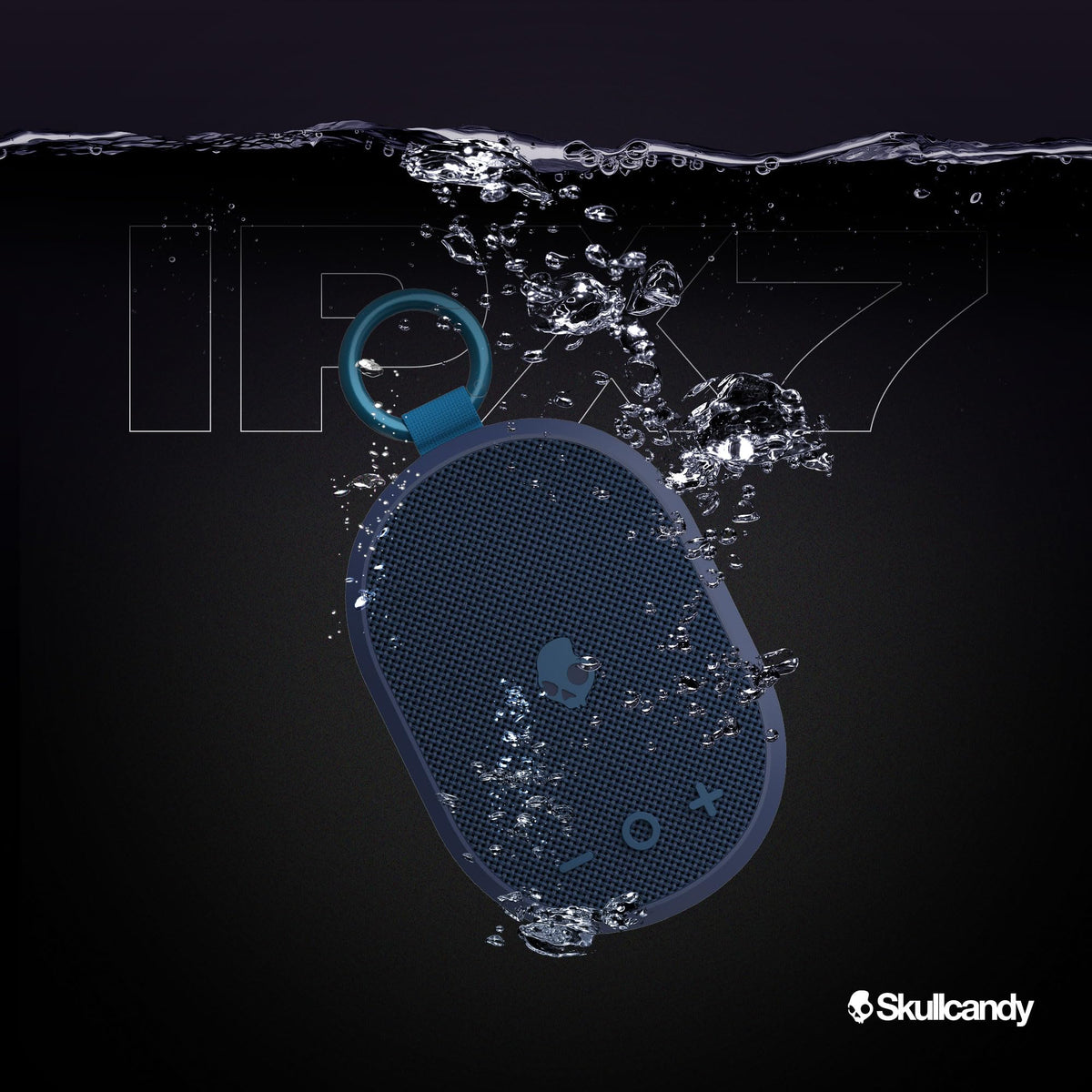 Skullcandy Kilo side view highlighting passive radiator for fuller bass benefit