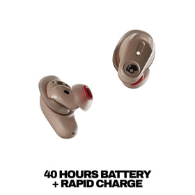 Skullcandy Method 360 ANC charging case highlights up to 40 hours total battery life.