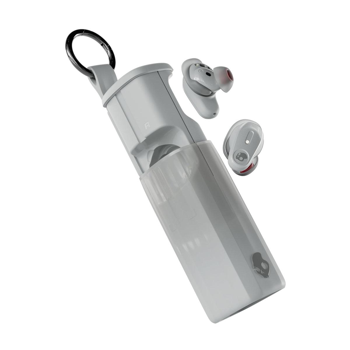 Skullcandy Method 360 ANC earbuds in case for portable charging on the go.