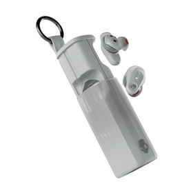 Skullcandy Method 360 ANC earbuds in case for portable charging on the go.