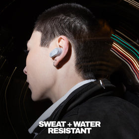 Skullcandy Method 360 ANC IPX4 rating withstands sweat and rain.