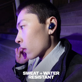 Clip-it-and-rip-it design keeps earbuds handy on the go.