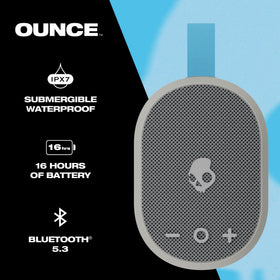 Skullcandy Ounce compact portable design ideal for travel