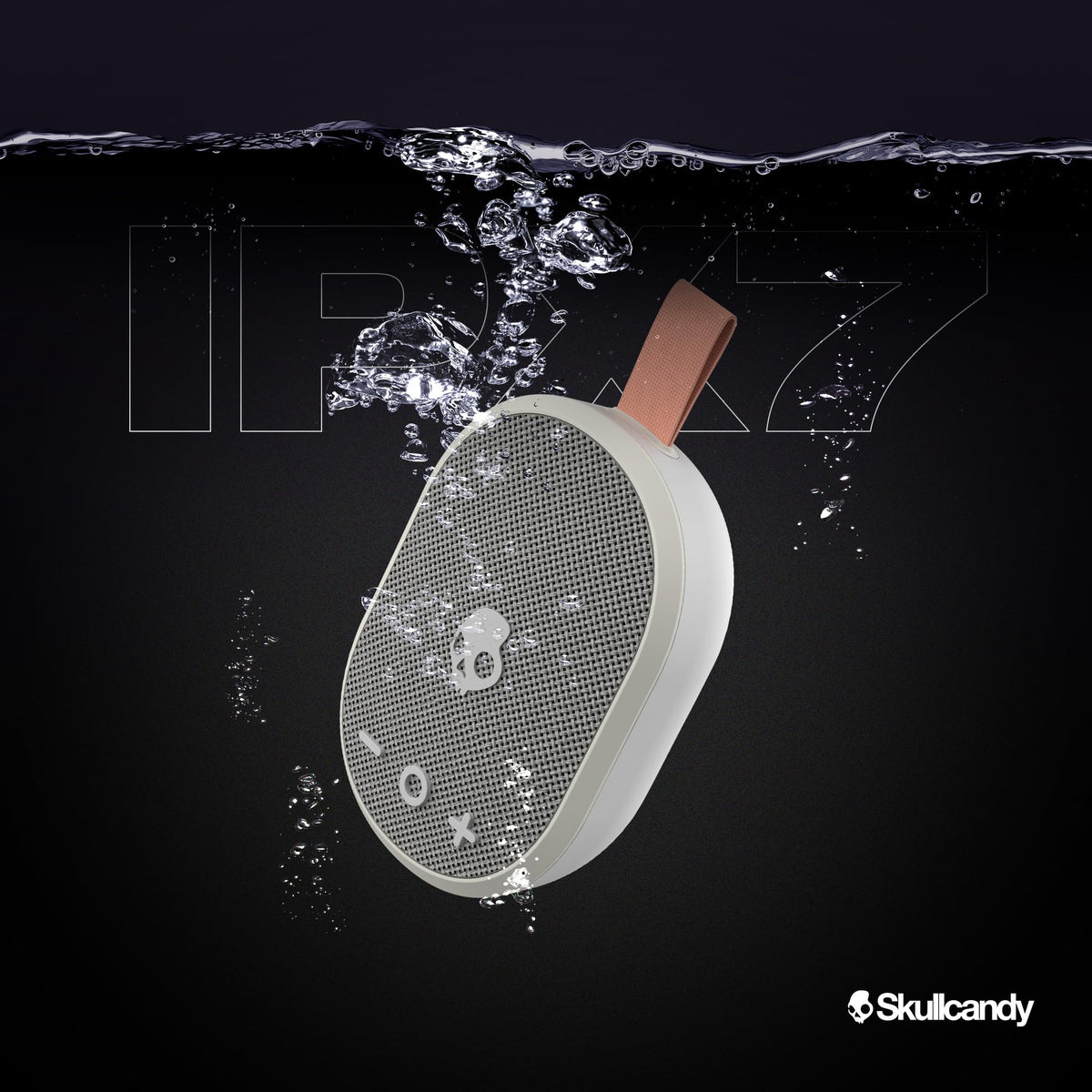 Skullcandy Ounce downward-firing radiator for crisper highs.
