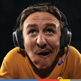 Skullcandy PLYR 2.4GHz transmitter and ports, low-latency performance benefit