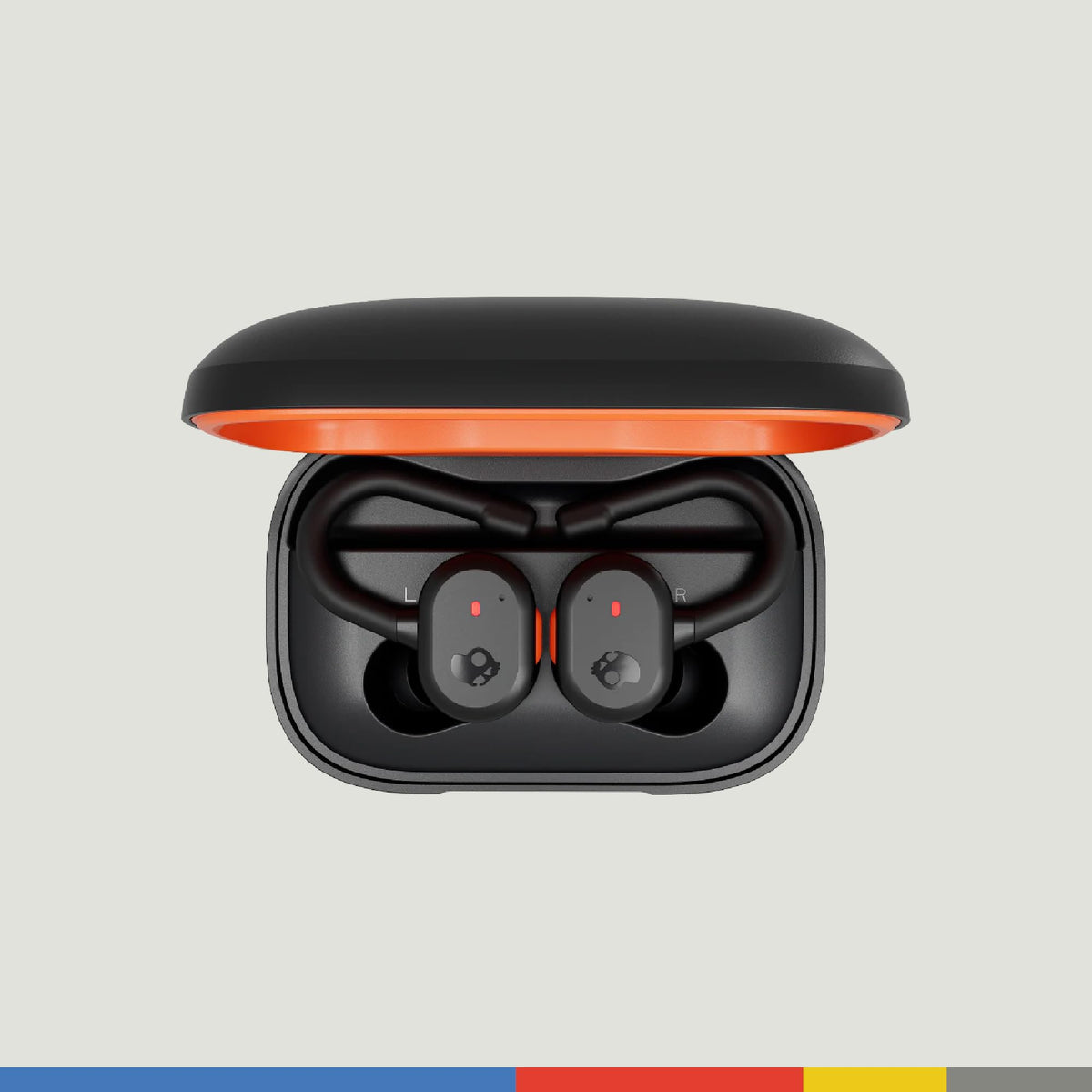 Skullcandy Push Active earbuds with over-ear hooks for secure workout fit