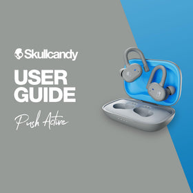 Skullcandy Push Active Tile finding app screen showing easy tracking and peace of mind