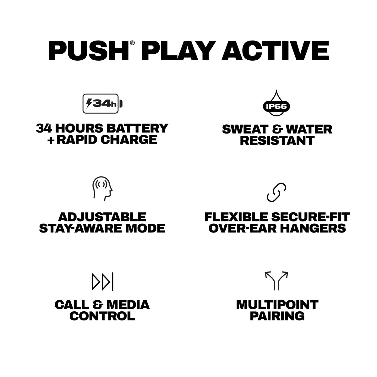 Skullcandy Push Play Active multipoint pairing switches devices smoothly