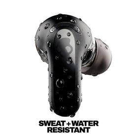 Skullcandy Rail ANC earbuds angled view for stylish on-the-go listening