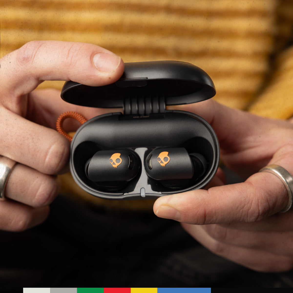 Skullcandy Sesh ANC Active charging case powering up between sessions