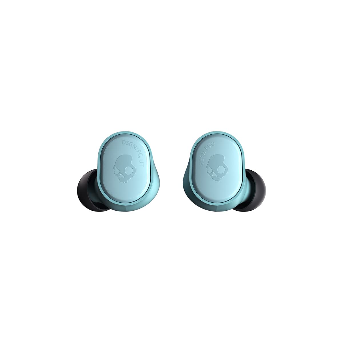 Skullcandy Sesh Evo IP55 water resistance protects against sweat and rain during workouts.