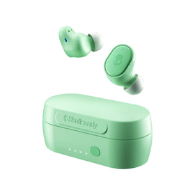 Skullcandy Mint front packaging showing earbuds and benefits