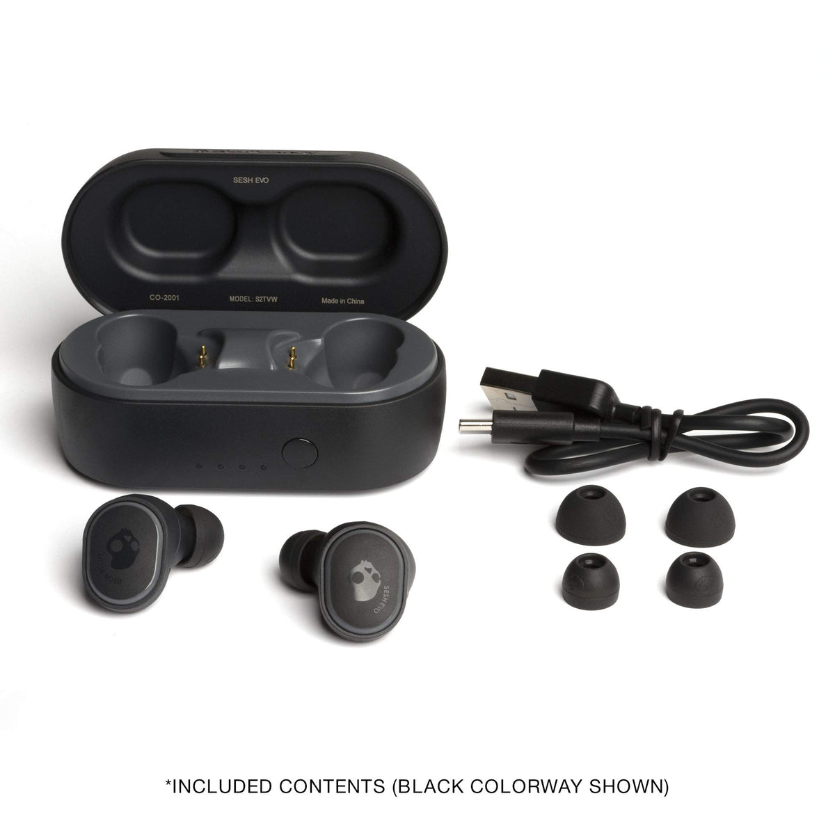Skullcandy earbuds during workout showing sweat resistance