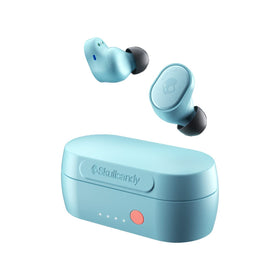 Skullcandy Sesh Evo true wireless earbuds in case for convenient charging on the go.