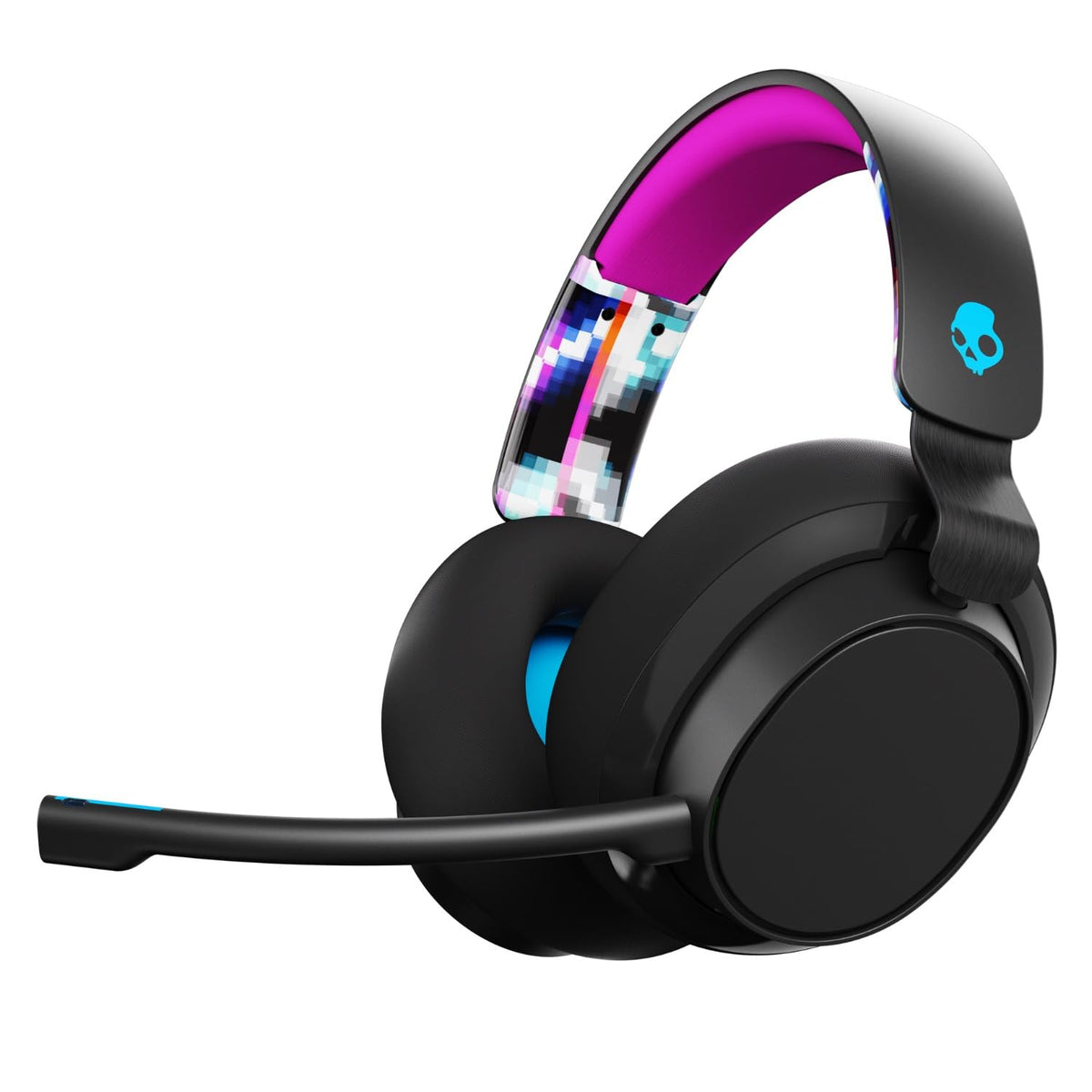 Skullcandy SLYR headband detail showing lightweight durable build
