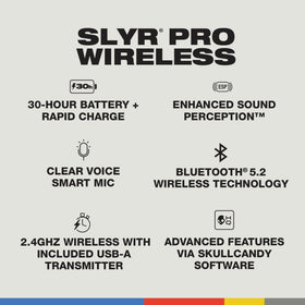 Skullcandy SLYR Pro removable boom mic for voice chat