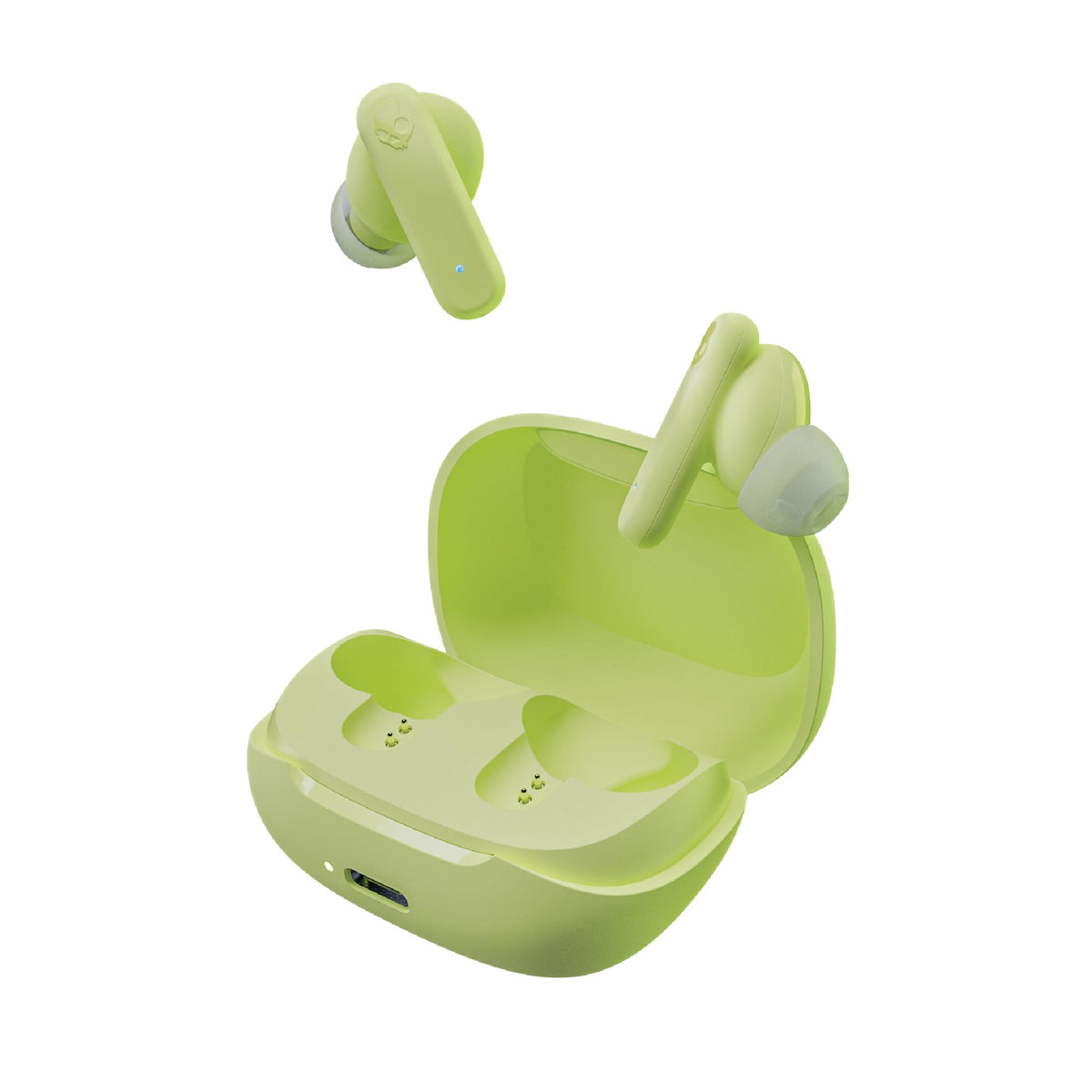 Skullcandy front packaging in Matcha showing product and benefits