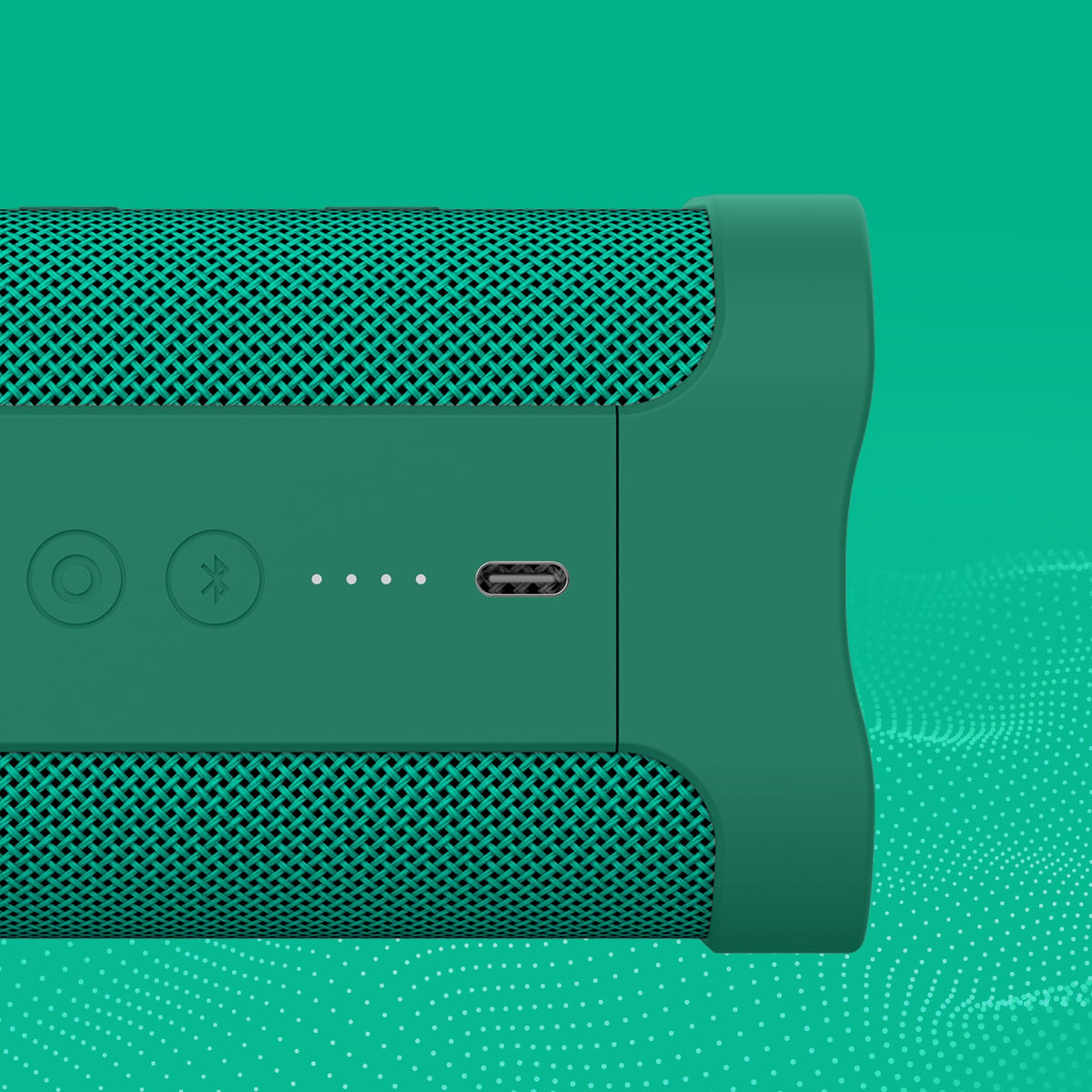 Skullcandy Terrain held in hand to show scale and easy portability