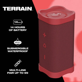 Skullcandy Terrain side profile highlighting sturdy housing and durable construction benefit