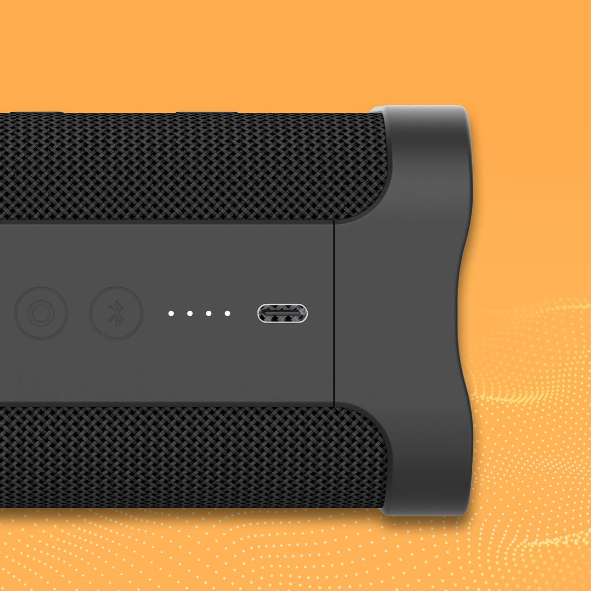Terrain XL battery indicator emphasizing up to 18 hours of playback