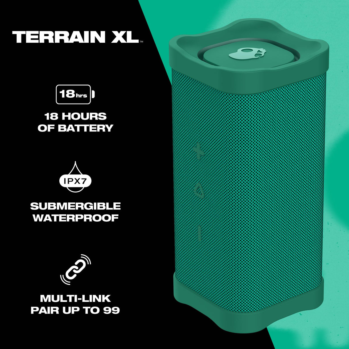 Terrain XL with nylon wrist wrap for easy carry on hikes and trips