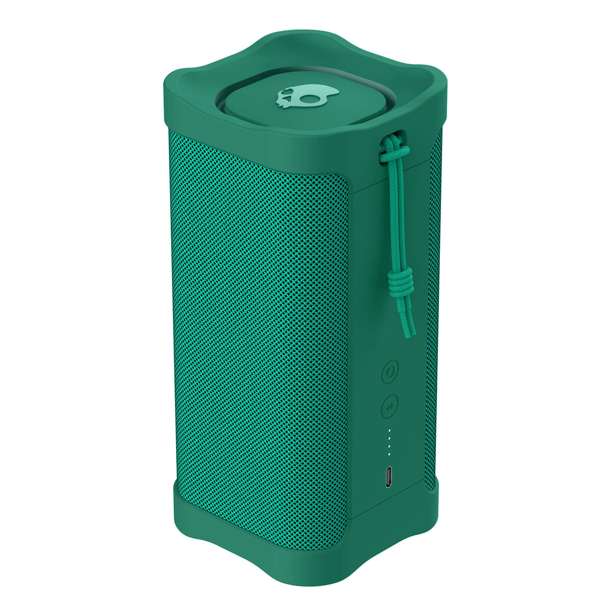 Skullcandy Terrain XL waterproof speaker beside pool for all-day outdoor listening