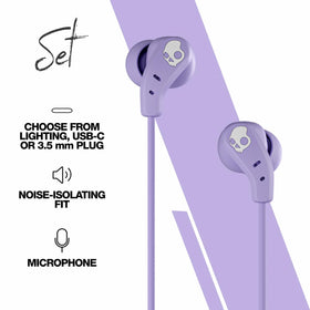 Skullcandy USB-C earbuds with built-in microphone for calls