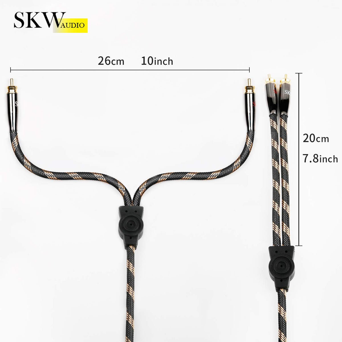SKW 3.5mm jack detail showing snug fit and improved signal transfer benefit