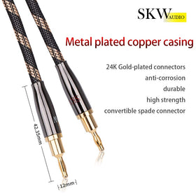 SKW A Pair 14AWG design supports robust power delivery to speakers
