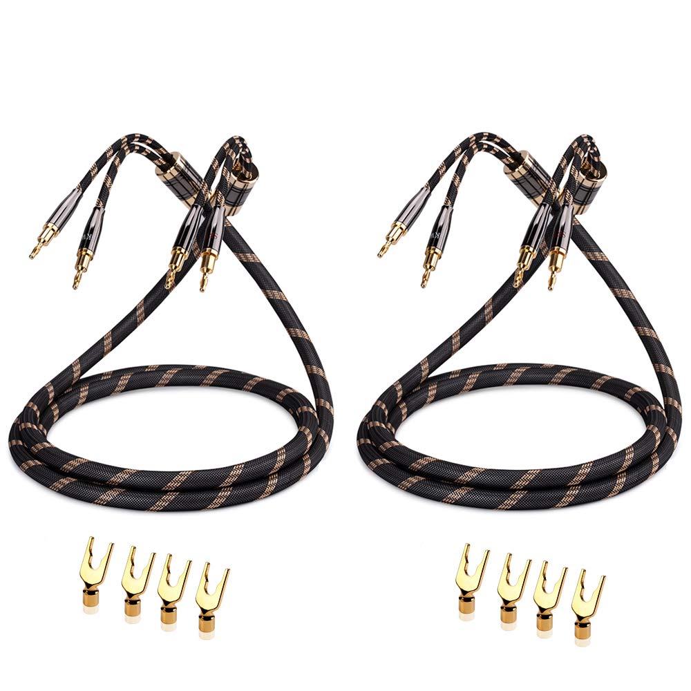 SKW A Pair banana plug connection for clean, reliable speaker signal