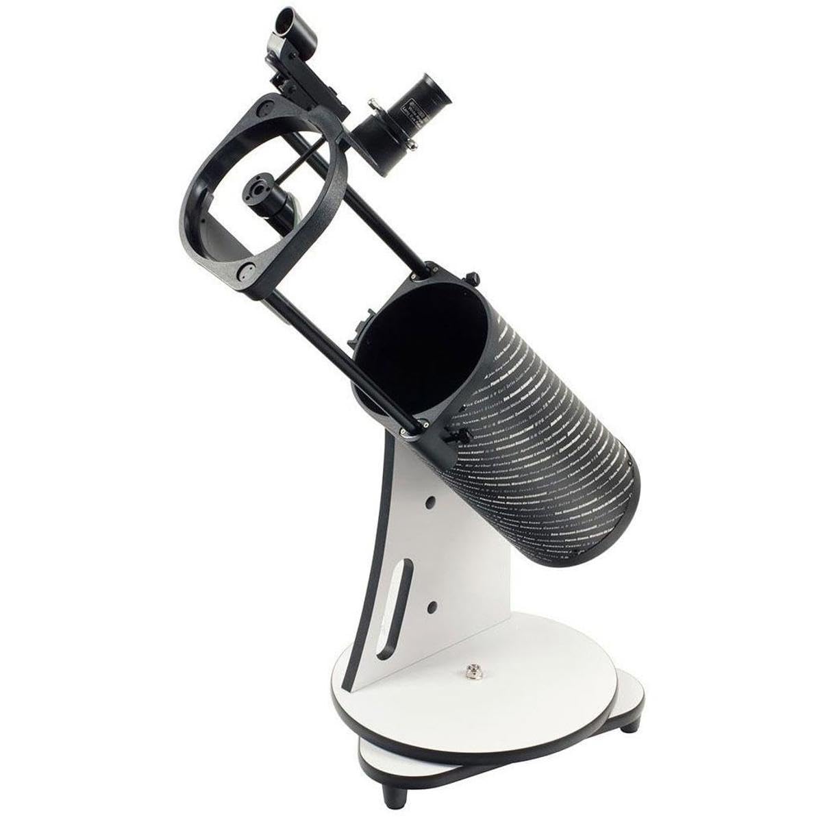 Sky-Watcher Heritage 130 tabletop Dobsonian base for portable stargazing.