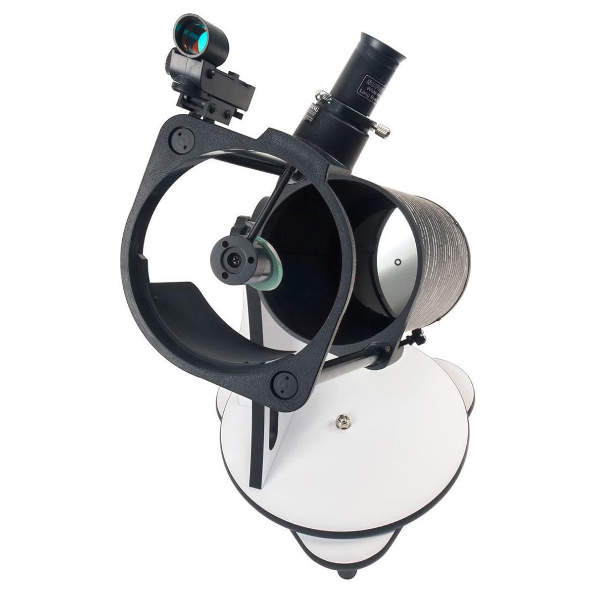 Sky-Watcher Heritage 130mm eyepiece view showing bright celestial detail.