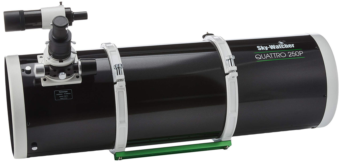 Sky-Watcher Quattro 250P imaging Newtonian tube with fast f/4 optics for deep-sky imaging.