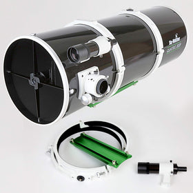 Sky-Watcher Quattro 300P imaging tube front view shows rugged build for reliable astrophotography.