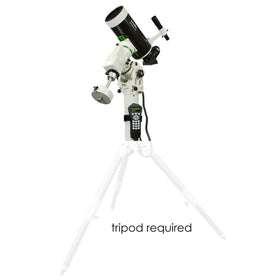 Sky-Watcher Skymax 127mm Maksutov-Cassegrain with 28mm eyepiece enables wide, detailed observations.